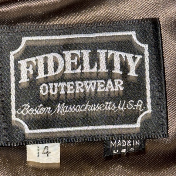 Fidelity Outerwear Buttery Soft Fringed Leather Jacket Western Dusty Purple SZ14 - Picture 9 of 10